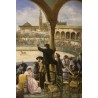 Escena Histórica de Corrida de Toros - Arte del Siglo XIX - Pintura Costumbrista Española