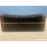 Antigua caja almohada cóncava china de la dinastía Qing