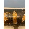Antigua caja almohada cóncava china de la dinastía Qing