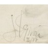 JUSTO GIRÓN (Sevilla, 1949). “Torero”, 1977. Técnica mixta sobre papel.