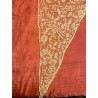 Espectacular mantilla de 3 picos de Bruselas, color crema claro