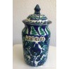 Conjunto de Tarros de Cerámica de Fajalauza - Tradición Artesanal Andaluza