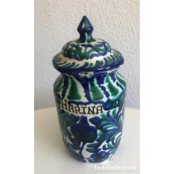Conjunto de Tarros de Cerámica de Fajalauza - Tradición Artesanal Andaluza