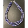 Collar de Lapislázuli Triple Vuelta 508CT - Piedra Natural Azul Genuina
