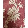 Bonita mantilla antigua crema, bordado floral, 254x58 cm