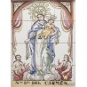 Plafón de azulejos, del segundo tercio del siglo XX