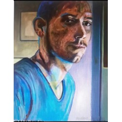 Retrato Óleo Original José Luis Gómez Marín Arte Contemporáneo Realista