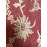 Bonita mantilla antigua crema, bordado floral, 254x58 cm