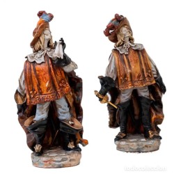 Figuras de Porcelana Italiana - Los Tres Mosqueteros y D'Artagnan