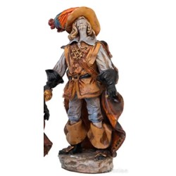 Figuras de Porcelana Italiana - Los Tres Mosqueteros y D'Artagnan