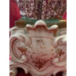 Figuras de Porcelana Viejo París - Pareja de Época en Traje Elegante