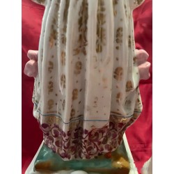 Figuras de Porcelana Viejo París - Pareja de Época en Traje Elegante