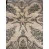 Mantilla cuadrada de cambray, chantilly con dibujo geométrico y floral
