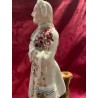 Figuras de Porcelana Viejo París - Pareja de Época en Traje Elegante