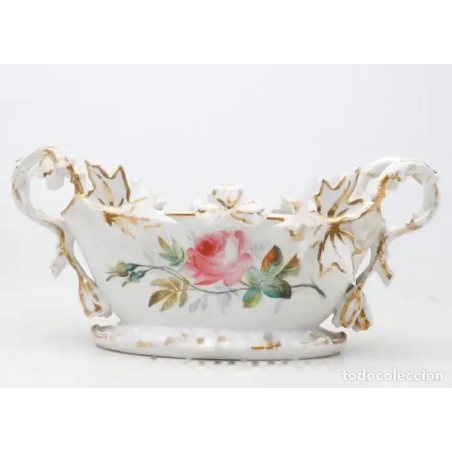 Centro de Mesa Napoleón III - Porcelana Decorativa del Siglo XIX