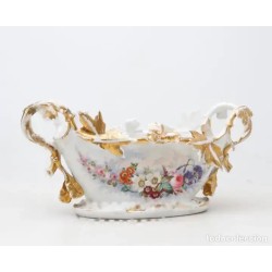 Centro de Mesa Napoleón III - Porcelana Decorativa del Siglo XIX
