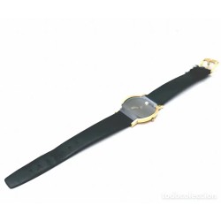 Reloj Movado Museum Classic Cuarzo - Caja Oro y Esfera Negra con Punto Solar