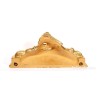 Ménsula Antigua Dorada al Oro Fino - Repisa Decorativa Estilo Luis XV 55cm