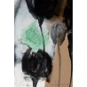 ANA RINCON CAÑIBANO (Madrid, 1972). “Más flores”, 2020. Técnica mixta y collage sobre cartulina.