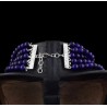 Collar de 5 Vueltas de Amatista y Rubí 1175CT - Gargantilla de Piedras Preciosas