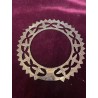 Corona Nimbo de Plata para Niño Jesús - Aureola Religiosa Vintage Calada Artesanal