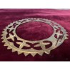 Corona Nimbo de Plata para Niño Jesús - Aureola Religiosa Vintage Calada Artesanal
