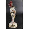 Figura Arlequín de Porcelana Italiana - Escultura Decorativa Capodimonte 33x11cm