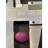 Rubí Natural Rosa Intenso - Gema de Colección Certificada Cabujón