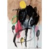 ANA RINCON CAÑIBANO (Madrid, 1972). “Flores”, 2020. Técnica mixta y collage sobre cartulina.