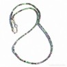 Collar de Rubí Zoisita Facetada - Gargantilla Piedras Naturales Multicolor 34CT