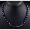 Collar de Lapislázuli y Plata - Joya Elegante de Piedra Preciosa Azul