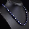 Collar de Lapislázuli y Plata - Joya Elegante de Piedra Preciosa Azul