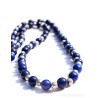 Collar de Lapislázuli y Plata - Joya Elegante de Piedra Preciosa Azul