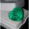 Gran Esmeralda Natural Talla Corazón 9.82CT - Gema Colombia Certificada Joyería