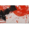 Obra Abstracta de Joaquim Falcó - Composición en Rojo y Negro