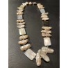 Conjunto de Collar y Pendientes de Perlas Barrocas y Nácar - Joyería Artesanal