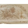 Mantón de Manila Vintage - Elegante Bordado Floral en Tonos Crema