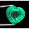 Esmeralda Natural Talla Corazón 11.32CT - Gema Colombiana AAA Premium Certificada