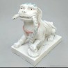 Figura de Perro Foo en Cerámica Esmaltada - Guardián Chino Decorativo Oriental