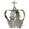 Corona Imperial de Plata Española Siglo XVIII - Pieza Religiosa Punzonada