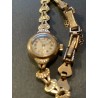 Reloj de Señora Vintage Rotary de Oro 9K - Pulsera de Eslabones Concha Marina