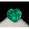 Esmeralda Natural Talla Corazón 8.27CT - Gema Certificada Verde Intenso