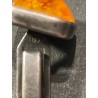 Gemelos de Plata con Ámbar Natural Báltico - Forma Cuadrada Elegante Vintage