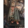 Óleo Niño Jesús Pasionario Siglo XVII - Pintura Religiosa Marco Dorado Antigua