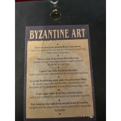 Icono Ortodoxo Cristo Pantocrator - Placa Repujada Plata Estilo Bizantino Antiguo