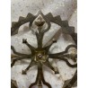 Elegante Nimbo Vintage de Metal - Aureola Religiosa para Figura Religiosa