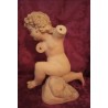Escultura de Terracota de Niño Durmiente - Pieza Escultórica Clásica