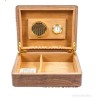 Humidor de Madera Vintage - Caja para Puros con Medidor de Humedad y Compartimentos