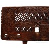 Yugo Portugués Antiguo en Castaño Tallado - Escudo de Portugal Artesanal