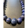 Collar de Lapislázuli en Degradado - Esferas de Piedra Natural Azul